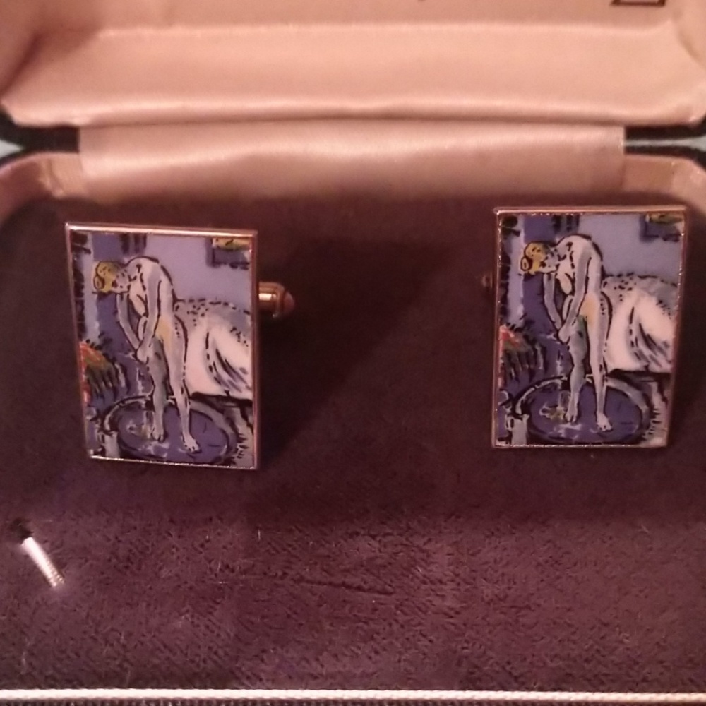 German Gold Cuff Links